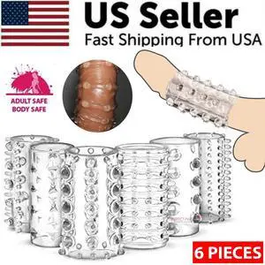 6PCS Silicone Men personal Sleeve Extension Enhancer sleeve extension ring 6PCS Silicone Men personal Sleeve Extension Enhancer sleeve extension ring