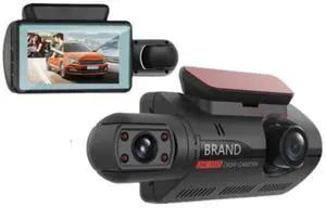 1080P Dual Lens Car DVR Dash Cam Video Recorder G-Sensor Front And Inside Camera 1080P Dual Lens Car DVR Dash Cam Video Recorder G-Sensor Front And Inside Camera