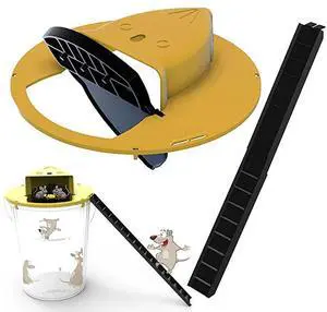 Mouse Rat Trap Flip & Slide Mouse Trap Bucket Catcher Mousetrap Slide Bucket Lid Mouse Rat Trap Flip & Slide Mouse Trap Bucket Catcher Mousetrap Slide Bucket Lid