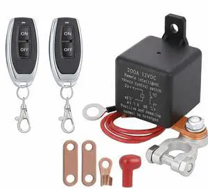 Car Battery Disconnect Switch Remote Control Power Kill Master Isolator Cut Off Car Battery Disconnect Switch Remote Control Power Kill Master Isolator Cut Off