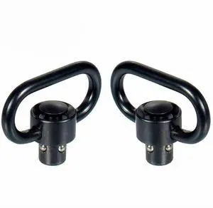 2PCS Heavy Duty Flush Push Button Quick Detach 1.25" Rifle QD Sling Swivel Mount 2PCS Heavy Duty Flush Push Button Quick Detach 1.25" Rifle QD Sling Swivel Mount