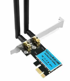 WiFi 1200Mbps Desktop PCIe Adapter 2.4G/5G Dual Band AX210 802.11AX PCI-E Card WiFi 1200Mbps Desktop PCIe Adapter 2.4G/5G Dual Band AX210 802.11AX PCI-E Card