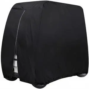 Waterproof Golf Cart Cover Zipper 4 Passenger EZ GO Club Car Yamaha Elastic Hem Waterproof Golf Cart Cover Zipper 4 Passenger EZ GO Club Car Yamaha Elastic Hem