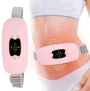 Electric Heating Menstrual massage Pad Belt For Period Pain Relief Cramps US Electric Heating Menstrual massage Pad Belt For Period Pain Relief Cramps US