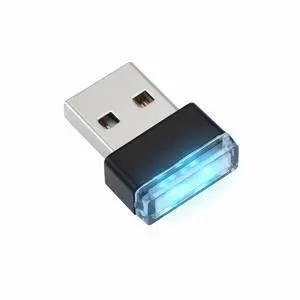 3x Mini Blue LED USB Car Interior Light Neon Atmosphere Ambient Lamp Accessories 3x Mini Blue LED USB Car Interior Light Neon Atmosphere Ambient Lamp Accessories