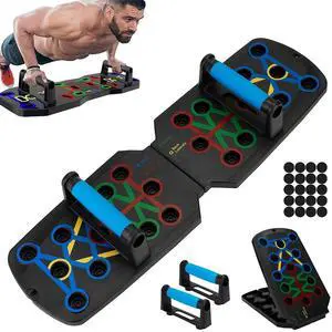 28 in 1 Push Up Rack Board System Fitness Workout Train Home Gym Exercise Stands 28 in 1 Push Up Rack Board System Fitness Workout Train Home Gym Exercise Stands