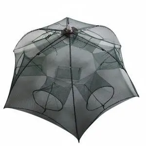 Fishing Bait Trap Crab Net Crawdad Shrimp Cast Dip Cage Fish Minnow Foldable NEW Fishing Bait Trap Crab Net Crawdad Shrimp Cast Dip Cage Fish Minnow Foldable NEW