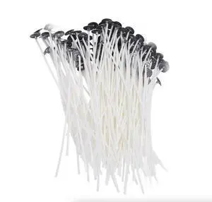 Candle Wicks 6 Inch Cotton Core Candle Making Supplies Pre Tabbed 100PCS New Candle Wicks 6 Inch Cotton Core Candle Making Supplies Pre Tabbed 100PCS New