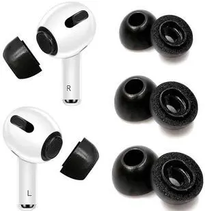 Replacement Ear Tips For Apple Airpods Pro Memory Foam Tips Airpod Pro - 3 Pairs Replacement Ear Tips For Apple Airpods Pro Memory Foam Tips Airpod Pro - 3 Pairs