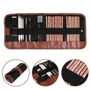 29PCS Professional Drawing Artist Kit Set Pencils And Sketch Charcoal Art Tools 29PCS Professional Drawing Artist Kit Set Pencils And Sketch Charcoal Art Tools