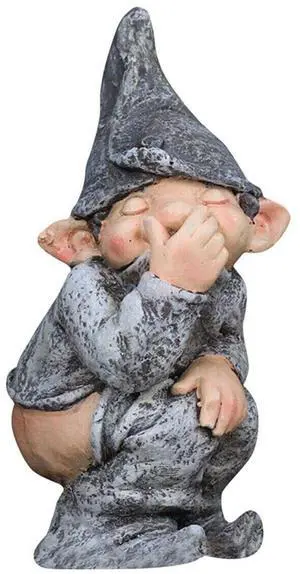 Pooping Naughty Gnome Miniature Statue Funny Resin Dwarf Home Garden Ornament US Pooping Naughty Gnome Miniature Statue Funny Resin Dwarf Home Garden Ornament US