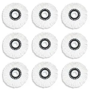 6 Pack Replacement Microfiber Mop Head Refill 360° Spin Easy Cleaning For Mop 6 Pack Replacement Microfiber Mop Head Refill 360° Spin Easy Cleaning For Mop