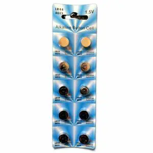 LR44 10 PACK LR44 AG13 A76 L1154 357 303 LED Button 1.5V Cell Alkaline Battery LR44 10 PACK LR44 AG13 A76 L1154 357 303 LED Button 1.5V Cell Alkaline Battery