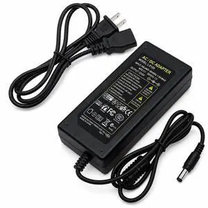 12V 5A 5 AMP 60W DC Power Supply Adapter Transformer LED Strip CCTV PC 5050 USA 12V 5A 5 AMP 60W DC Power Supply Adapter Transformer LED Strip CCTV PC 5050 USA