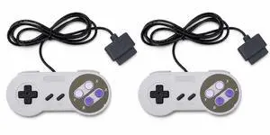 2 FOR New Super Nintendo SNES System Console Replacement Controller 6FT SNS-005 2 FOR New Super Nintendo SNES System Console Replacement Controller 6FT SNS-005