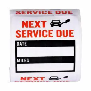 300 Oil Change Service Reminder Stickers Clear Window Lite Sticker Pack 2"x2" US 300 Oil Change Service Reminder Stickers Clear Window Lite Sticker Pack 2"x2" US