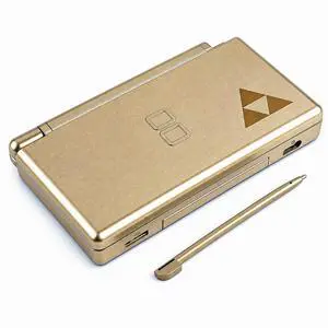 Replacement Housing for Nintendo DS Lite Glass Lens Shell Gold Zelda Triforce Replacement Housing for Nintendo DS Lite Glass Lens Shell Gold Zelda Triforce