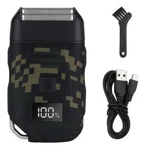 Mens USB Electric Shaver Trimmer Razor Rechargeable Hair Beard Shaving Machine - Camo Mens USB Electric Shaver Trimmer Razor Rechargeable Hair Beard Shaving Machine - Camo