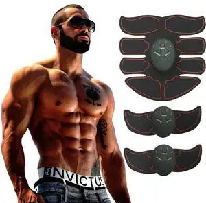 EMS Abdominal Muscle Toning Trainer ABS Stimulator Toner Fitness Binder Gym Belt - Abs + Arms EMS Abdominal Muscle Toning Trainer ABS Stimulator Toner Fitness Binder Gym Belt - Abs + Arms