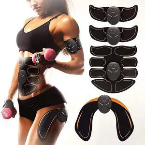 EMS Abdominal Muscle Toning Trainer ABS Stimulator Toner Fitness Binder Gym Belt - Abs + Arms + Hips EMS Abdominal Muscle Toning Trainer ABS Stimulator Toner Fitness Binder Gym Belt - Abs + Arms + Hips