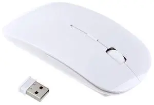 2.4GHz USB Wireless Optical Mouse Mice For Apple Mac Macbook Pro Air PC - White 2.4GHz USB Wireless Optical Mouse Mice For Apple Mac Macbook Pro Air PC - White