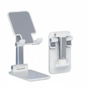 Adjustable Cell Phone Tablet Stand Desktop Holder Mount Mobile Phone iPad iPhone - White Adjustable Cell Phone Tablet Stand Desktop Holder Mount Mobile Phone iPad iPhone - White