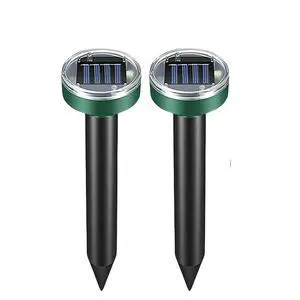 Solar Power Animal Ultrasonic Repellent Mice Gopher Mole Pest Snake Repeller LED - Without LED Solar Power Animal Ultrasonic Repellent Mice Gopher Mole Pest Snake Repeller LED - Without LED