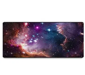 Extended Gaming Mouse Pad Desk Keyboard Mat Large Size 800MM X 300MM 31x12 - Galaxy Extended Gaming Mouse Pad Desk Keyboard Mat Large Size 800MM X 300MM 31x12 - Galaxy