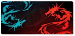 Extended Gaming Mouse Pad Desk Keyboard Mat Large Size 800MM X 300MM 31x12 - Dragon Extended Gaming Mouse Pad Desk Keyboard Mat Large Size 800MM X 300MM 31x12 - Dragon