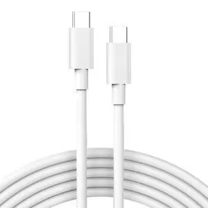 10 PACK For Samsung USB-C to USB-C Fast Charge Cable Charging Cord Type Charger - White 10 PACK For Samsung USB-C to USB-C Fast Charge Cable Charging Cord Type Charger - White
