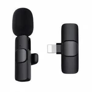 Lavalier Microphone Wireless Audio Video Recording Mini Mic For Android/iPhone - For iPhone Lavalier Microphone Wireless Audio Video Recording Mini Mic For Android/iPhone - For iPhone