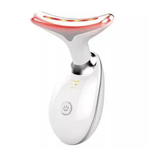 Neck Face Lifting Massager Skin Tighten Device LED Anti Wrinkle Double Chin US - White Neck Face Lifting Massager Skin Tighten Device LED Anti Wrinkle Double Chin US - White