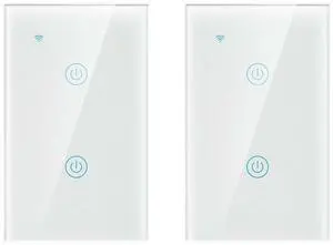 1/2/3/4 Gang WiFi Smart Wall Touch Light Switch Glass Panel For Alexa/Google APP - Wall Switch 2 Gang 1/2/3/4 Gang WiFi Smart Wall Touch Light Switch Glass Panel For Alexa/Google APP - Wall Switch 2 Gang