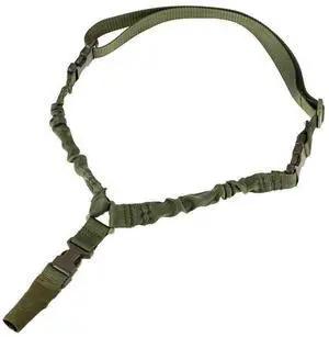 Heavy Duty Tactical Single Point Gun Rifle Sling Adjust & Quick Detach QD Buckle - Army Green Heavy Duty Tactical Single Point Gun Rifle Sling Adjust & Quick Detach QD Buckle - Army Green
