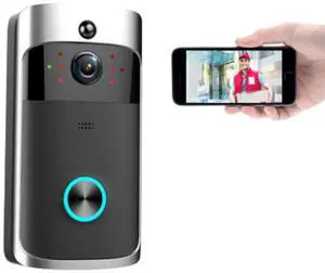 Smart Wireless WiFi Video Doorbell Phone Door Ring Intercom Security Camera Bell - Doorbell Only Smart Wireless WiFi Video Doorbell Phone Door Ring Intercom Security Camera Bell - Doorbell Only