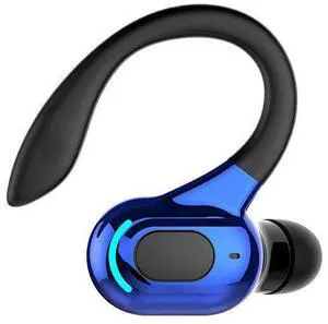 New Bluetooth 5.1 Headset Wireless Earbuds Earphones Stereo Headphones Ear Hook - Blue New Bluetooth 5.1 Headset Wireless Earbuds Earphones Stereo Headphones Ear Hook - Blue