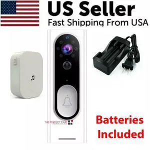 WiFi Ring Doorbell 1080P HD Security Camera Wireless Door Bell Camera With Chime - Yes WiFi Ring Doorbell 1080P HD Security Camera Wireless Door Bell Camera With Chime - Yes