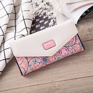 Fashion Women Leather Envelope Clutch Wallet Long Card Holder Purse Bag Handbag - Pink Fashion Women Leather Envelope Clutch Wallet Long Card Holder Purse Bag Handbag - Pink
