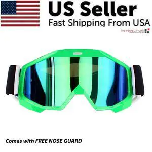 Motocross Goggles Racing Off-Road Dirt Bike ATV UTV BMX MX XC Motorcycle Eyewear - Green Motocross Goggles Racing Off-Road Dirt Bike ATV UTV BMX MX XC Motorcycle Eyewear - Green