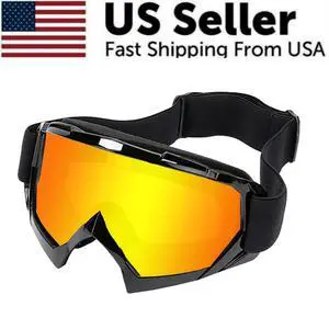 Motocross Goggles Racing Off-Road Dirt Bike ATV UTV BMX MX XC Motorcycle Eyewear - Black and Yellow Motocross Goggles Racing Off-Road Dirt Bike ATV UTV BMX MX XC Motorcycle Eyewear - Black and Yellow