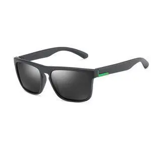 Square Polarized Sunglasses For Men Women Outdoor Sports Driving Glasses Golfing - Black Square Polarized Sunglasses For Men Women Outdoor Sports Driving Glasses Golfing - Black