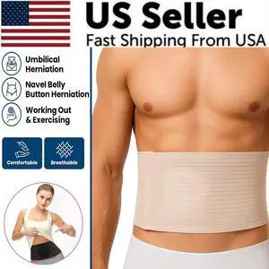 Umbilical Hernia Belt for Men and Women Abdominal Support Binder with Compress - 3XL Plus Size 54"-67" Umbilical Hernia Belt for Men and Women Abdominal Support Binder with Compress - 3XL Plus Size 54"-67"