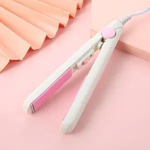 Mini Portable Hair Iron Hair Straightener Curler Professional Hair Irons Ceramic - White Mini Portable Hair Iron Hair Straightener Curler Professional Hair Irons Ceramic - White