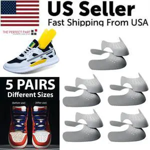 5 Pairs Shoe Protector Anti Crease Force Fields Cover Toe Cap Creasing Decreaser - S Women's Shoe Size 5-8 5 Pairs Shoe Protector Anti Crease Force Fields Cover Toe Cap Creasing Decreaser - S Women's Shoe Size 5-8