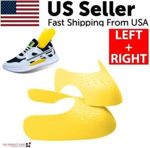 Pair Sneaker Shoe Anti Crease Protector Decreaser Toe Force Creasing Shoes Cover - S Women's Shoe Size 5-8 Pair Sneaker Shoe Anti Crease Protector Decreaser Toe Force Creasing Shoes Cover - S Women's Shoe Size 5-8