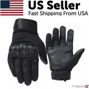 Tactical Motorcycle Motocross Full Finger Gloves Motorbike Riding Racing Mittens - XL Tactical Motorcycle Motocross Full Finger Gloves Motorbike Riding Racing Mittens - XL