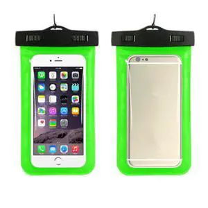 3 Pack Waterproof Floating Cell Phone Pouch Dry Bag Case Cover For Phone Samsung - Green 3 Pack Waterproof Floating Cell Phone Pouch Dry Bag Case Cover For Phone Samsung - Green