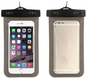 3 Pack Waterproof Floating Cell Phone Pouch Dry Bag Case Cover For Phone Samsung - Black 3 Pack Waterproof Floating Cell Phone Pouch Dry Bag Case Cover For Phone Samsung - Black