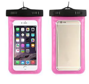 3 Pack Waterproof Floating Cell Phone Pouch Dry Bag Case Cover For Phone Samsung - Pink 3 Pack Waterproof Floating Cell Phone Pouch Dry Bag Case Cover For Phone Samsung - Pink
