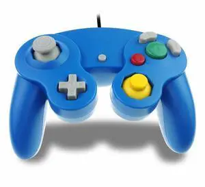 Wired NGC Controller Gamepad For Nintendo GameCube GC & Wii U Console Colors NEW - Blue Wired NGC Controller Gamepad For Nintendo GameCube GC & Wii U Console Colors NEW - Blue